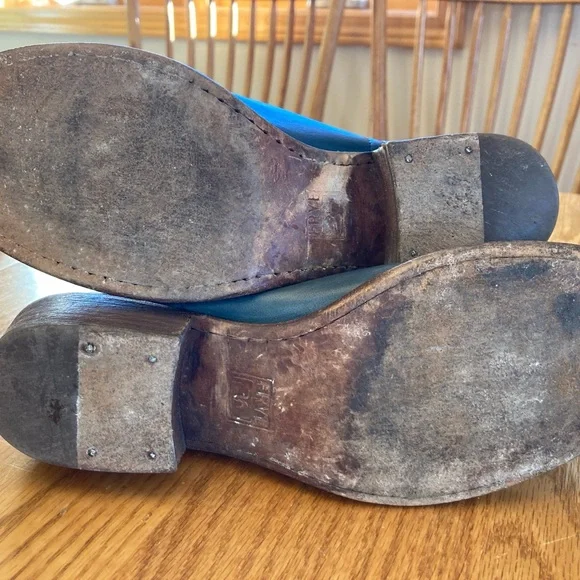 Vintage Blue Frye Carson boots - Picture 5 of 11